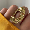 Wholesale Stainless Steel Geometric Ring With Electroplating For Women