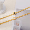 Wholesale Stainless Steel Geometric Roman Letters Electroplated Women's Bracelet