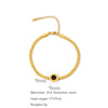 Wholesale Stainless Steel Geometric Roman Letters Electroplated Women's Bracelet