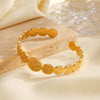 Wholesale Stainless Steel Geometric Round Electroplating Bracelet For Ladies