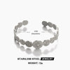 Wholesale Stainless Steel Geometric Round Electroplating Bracelet For Ladies