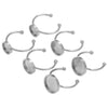 Wholesale Stainless Steel Geometric Round Ring Base Holder Welding Diy Jewelry Handmade Materials