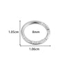 Wholesale Stainless Steel Geometric Seamless Closed Nose And Ear Piercing Jewelry With Electroplating