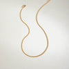 Wholesale Stainless Steel Geometric Semiarc Chain Necklace With 18K Gold Electroplating Quiet Design Modern Classic Style For Women