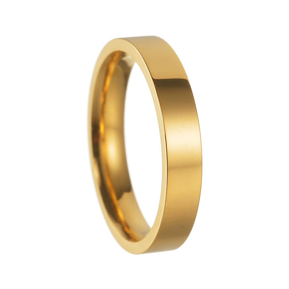 Wholesale Stainless Steel Geometric Simple Style Unisex Electroplated Ring Jewelry