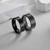 Wholesale Stainless Steel Geometric Simple Style Unisex Electroplated Ring Jewelry
