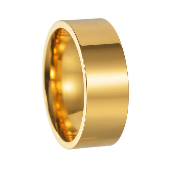 Wholesale Stainless Steel Geometric Simple Style Unisex Electroplated Ring Jewelry