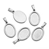 Wholesale Stainless Steel Geometric Smooth Round Pendant Necklace Accessories With Melon Buckle And Electroplating Treatment