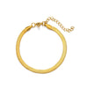 Wholesale Stainless Steel Geometric Snake Bone Chain Bracelet Jewelry Accessories With Electroplating For Women