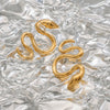 Wholesale Stainless Steel Geometric Snake Vintage Earrings Jewelry For Women