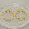 Wholesale Stainless Steel Geometric Spiral Pattern Electroplated Earrings For Women