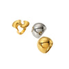 Wholesale Stainless Steel Geometric Spiral Ring For Women With Electroplating Treatment Exaggerated Design
