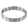 Wholesale Stainless Steel Geometric Square Chain Handmade Electroplated Unisex Bracelet