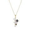 Wholesale Stainless Steel Geometric Square Crystal Clavicle Necklace With Electroplating For Women