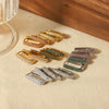 Wholesale Stainless Steel Geometric Square Electroplated Women's Earrings