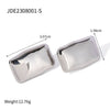 Wholesale Stainless Steel Geometric Square Stud Earrings For Women With Electroplating
