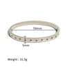 Wholesale Stainless Steel Geometric Star Flower Zircon Ladies Buckle Bracelet With 18K Plating