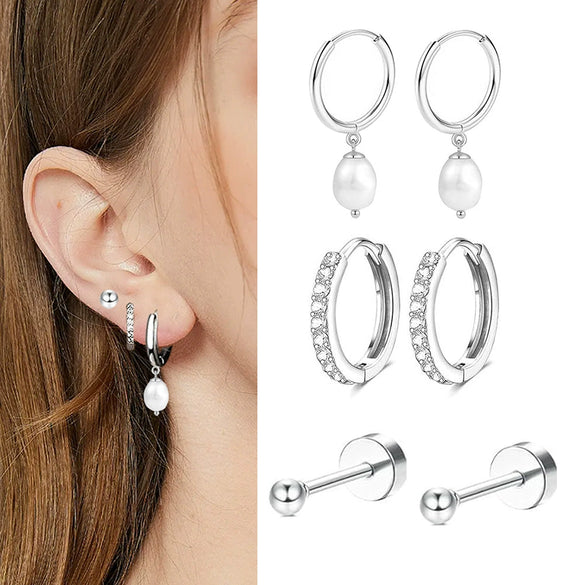 Wholesale Stainless Steel Geometric Star Shape Open Earrings Real Gold Electroplated For Women