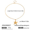 Wholesale Stainless Steel Geometric Star Twist Necklace For Women
