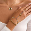 Wholesale Stainless Steel Geometric Starfish Bracelet Electroplated Light Luxury Highend For Women