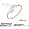 Wholesale Stainless Steel Geometric Starry Design Branchshaped Electroplated 18K Gold Clasp Bracelet Accessories