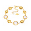 Wholesale Stainless Steel Geometric Stitching Electroplated Women's Jewelry Bracelet