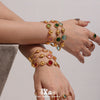 Wholesale Stainless Steel Geometric Stitching Electroplated Women's Jewelry Bracelet