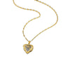 Wholesale Stainless Steel Geometric Style Diamond Pendant Necklace For Female