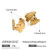Wholesale Stainless Steel Geometric Style Ear Clip Jewelry With Electroplating
