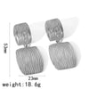 Wholesale Stainless Steel Geometric Style Electroplated Ladies Earrings