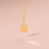 Wholesale Stainless Steel Geometric Style Electroplated Women's Clavicle Necklace