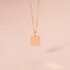 Wholesale Stainless Steel Geometric Style Electroplated Women's Clavicle Necklace
