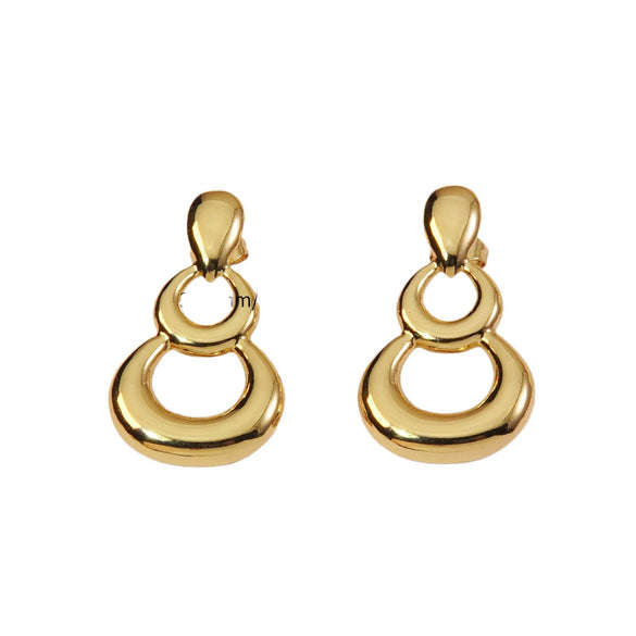 Wholesale Stainless Steel Geometric Style Electroplated Women's Earrings