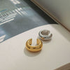 Wholesale Stainless Steel Geometric Style Electroplated Women's Fashion Ear Clip Earrings