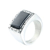 Wholesale Stainless Steel Geometric Style Polished Unisex Ring