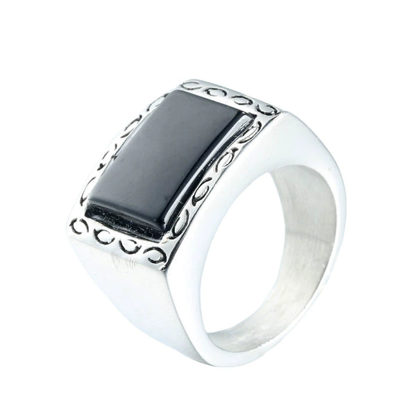 Wholesale Stainless Steel Geometric Style Polished Unisex Ring