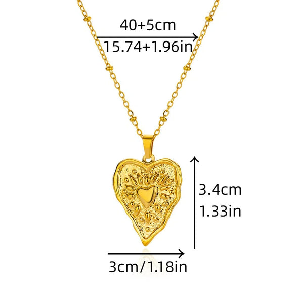 Wholesale Stainless Steel Geometric Sun Radiant Pendant Necklace Light Luxury Style Electroplated