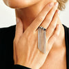 Wholesale Stainless Steel Geometric Tassel Earrings With Electroplating For Women
