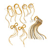 Wholesale Stainless Steel Geometric Tassel Earrings With Electroplating Light Luxury Design For Women