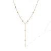Wholesale Stainless Steel Geometric Tassel Necklace 18K Gold Plated