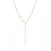 Wholesale Stainless Steel Geometric Tassel Necklace 18K Gold Plated
