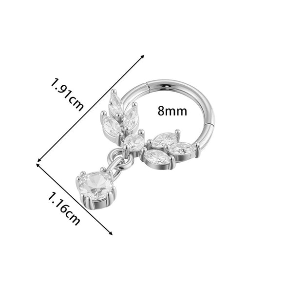 Wholesale Stainless Steel Geometric Tassel Ring And Earrings Jewelry Electroplated For Unisex Piercing