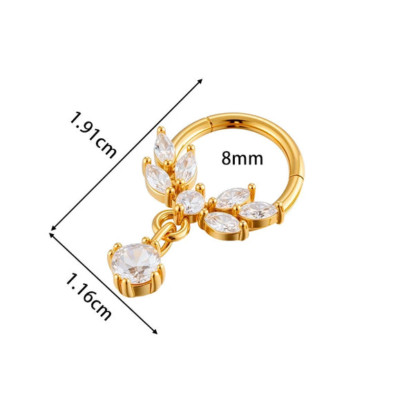 Wholesale Stainless Steel Geometric Tassel Ring And Earrings Jewelry Electroplated For Unisex Piercing