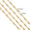 Wholesale Stainless Steel Geometric Triangle Handmade Diamond Chain Necklace With Electroplating Light Luxury Style Diy Jewelry Accessories