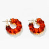 Wholesale Stainless Steel Geometric Twist Hoop Cshaped Earrings With Electroplating Treatment