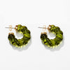 Wholesale Stainless Steel Geometric Twist Hoop Cshaped Earrings With Electroplating Treatment