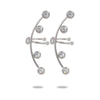 Wholesale Stainless Steel Geometric Vintage Electroplated Women's Ear Clips