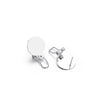 Wholesale Stainless Steel Geometric Water Drop Painting Ear Clip Jewelry