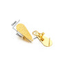 Wholesale Stainless Steel Geometric Water Drop Painting Ear Clip Jewelry