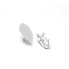 Wholesale Stainless Steel Geometric Water Drop Painting Ear Clip Jewelry